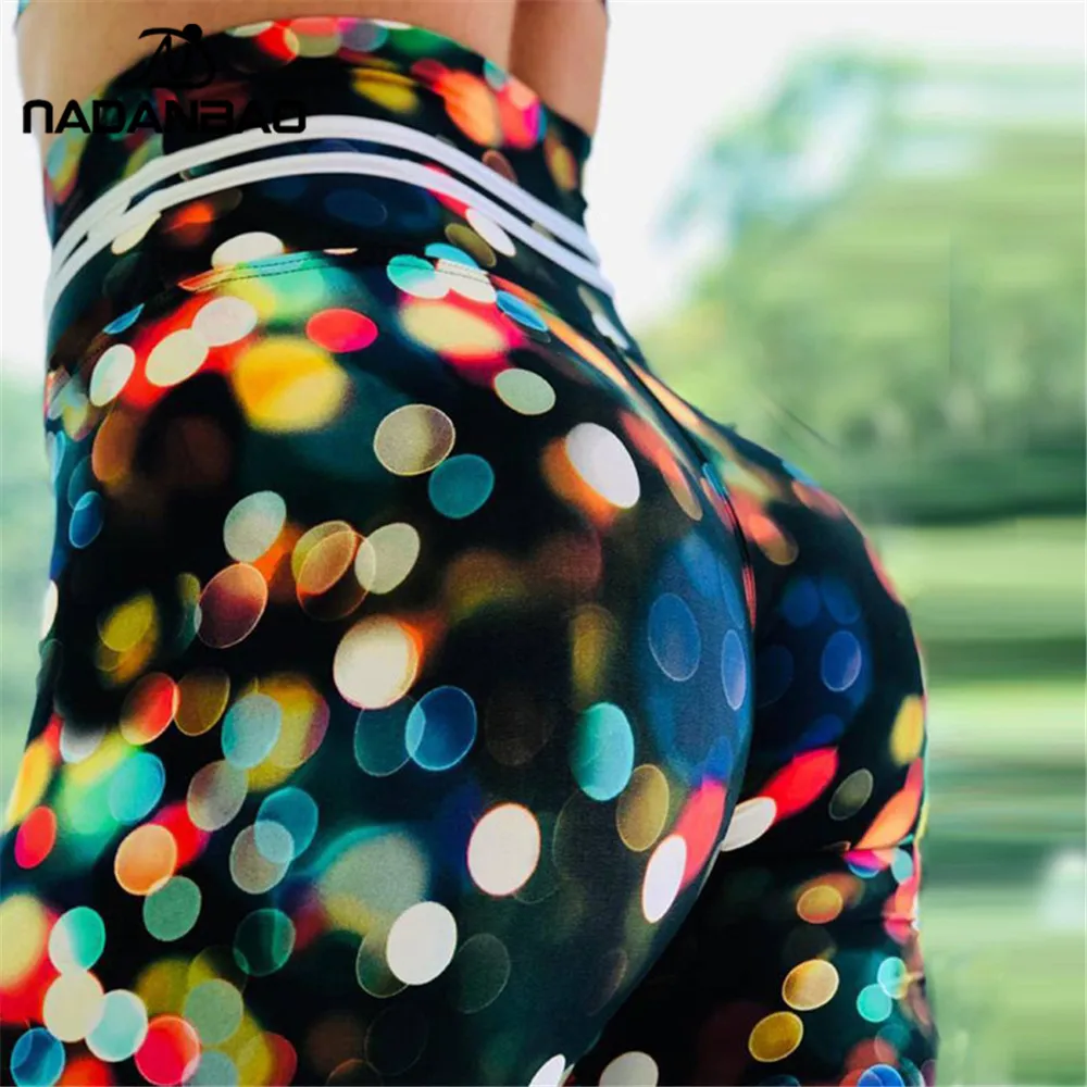 NADANBAO جديد الربيع النساء طماق الملونة نقطة طباعة يغطي الرجل الرياضية اللياقة البدنية leggins تجريب عالية الخصر Leggin السراويل NADANBAO جديد الربيع النساء طماق الملونة نقطة طباعة يغطي الرجل الرياضية اللياقة البدنية leggins تجريب عالية الخصر Leggin السراويل