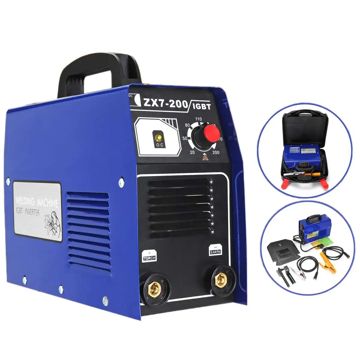 

Portable EU Plug Cutting Machine ARC 120Amp Stick Welding DC Inverter MMA Welding Machine IGBT Welding Accessories