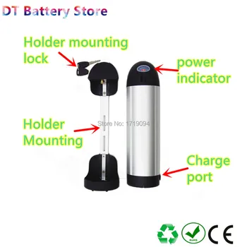 

Free shipping 36v bottle dolphin battery Ebike conversion kit with bafang BBS01 BBS02 mid motor 250w 350w 500w kit