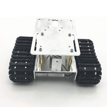 

Domibot DIY RC Robot Chassis Tank Car Tracking Obstacle Avoidance With Crawler Set
