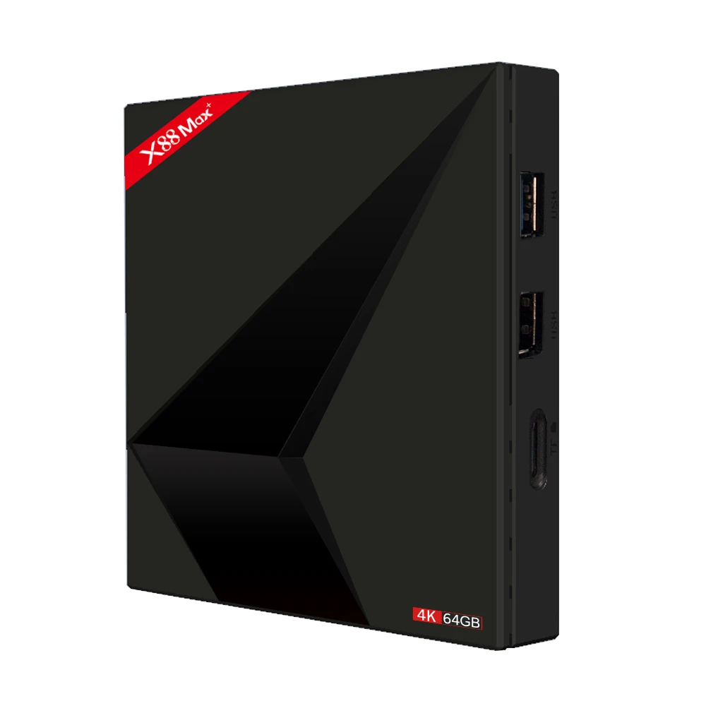 

X88 MAX Plus Android 9.0 Smart TV BOX Type-c USB 3.1 4GB 64GB 2.4GHz\5GHz BT4.0