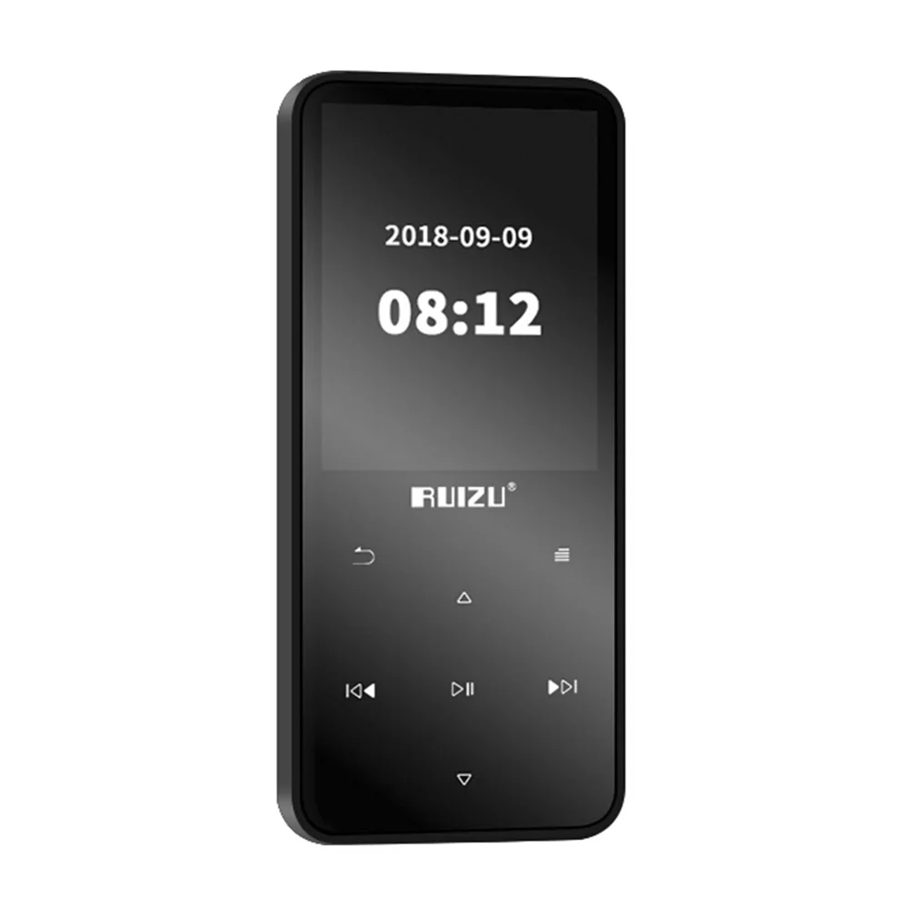 

RUIZU 8GB MP3 Player D10 Digital BT Lossless Audio Video Player Bluetooth FM Radio Voice Recording E-book Reading TF Card Reader