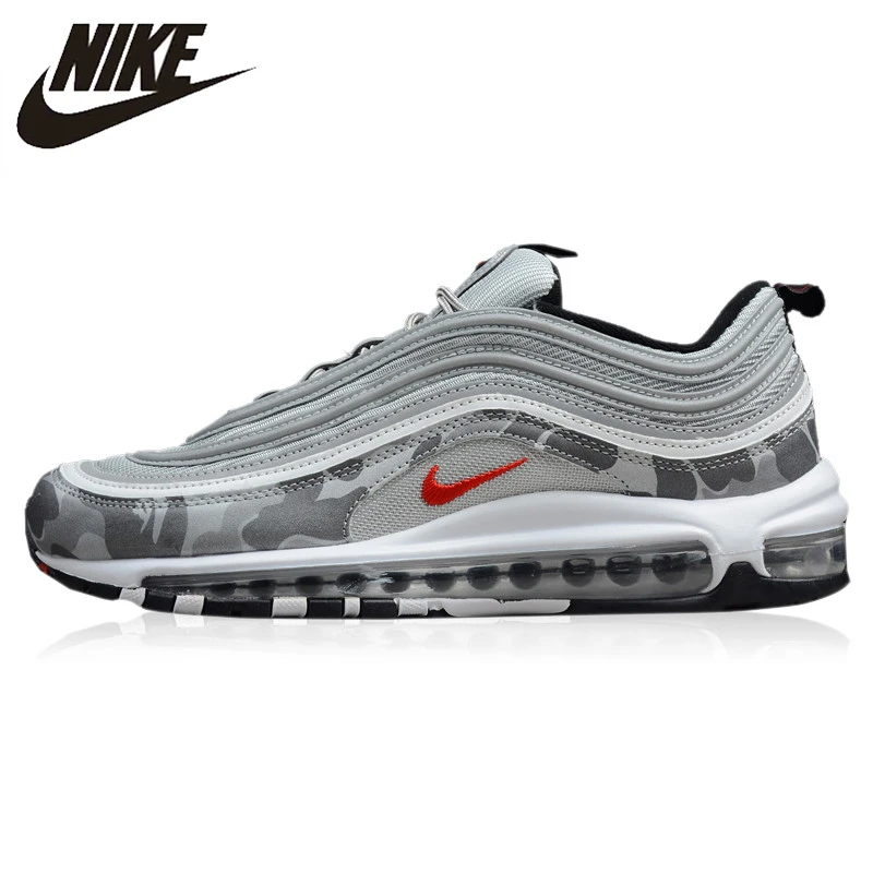 

NIKE AIR MAX 97 OG QS New Arrival Original Men's Running Shoes Cushion Outdoor Sneakers #884421-001