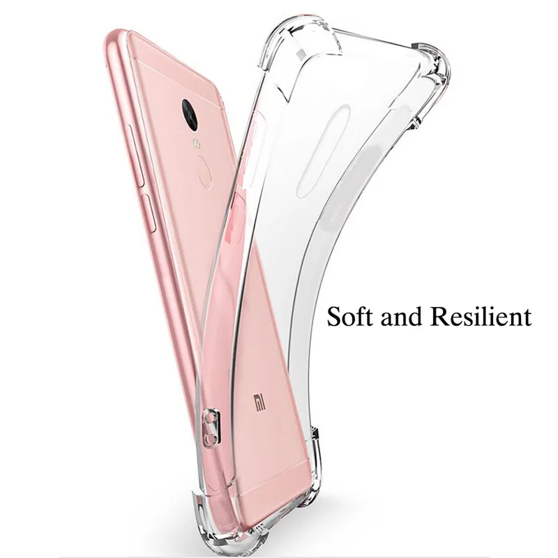 

Shockproof Transparent Soft TPU Phone Case For Xiaomi Mi8SE 5X 6X Max3 Pocophone F1 Silicone Back Cover On Redmi Note5 Pro 6A S2