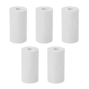 

High quility 5 Roll Printing Sticker Paper Clear color Adhesive Photo Paper for Paperang Mini thermal printers coreless for POS