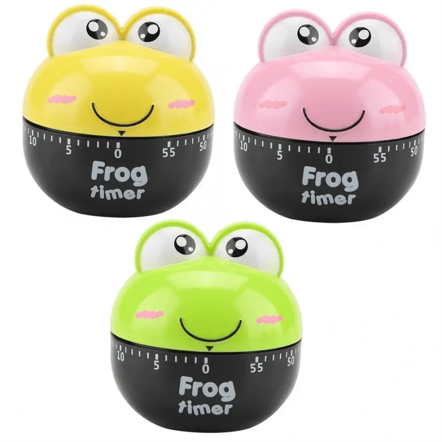 

New Kitchen Gadgets Cartoon Animal Shape Kitchen Timer Mechanical Counters Clock for Cooking Timing Tool