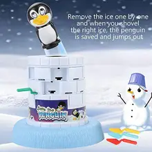 Выкапывание блоков из мультфильма Пингвин образовательный родитель-детская головоломка игрушка настенная игра родитель-ребенок Взаимодействие