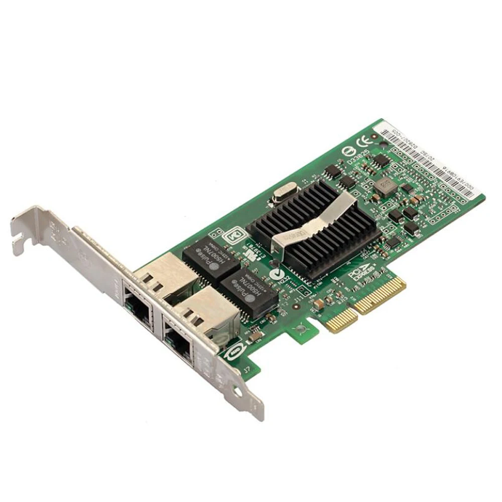 

Sale PCI-Express Dual Port 10/100/1000Mbps Gigabit Ethernet Card Server Adapter NIC EXPI9402PT Controller Intel 82571