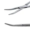 1pc Stainless Steel Elbow Tips Hemostat Forceps Locking Clamps Plier Orthodontic Ligature Wire Dental Lab Instrument ► Photo 3/6