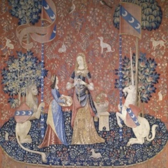 Lady and the Unicorn - Sense of Smell 15th Century Tapestry (Flemish) Musee | Дом и сад