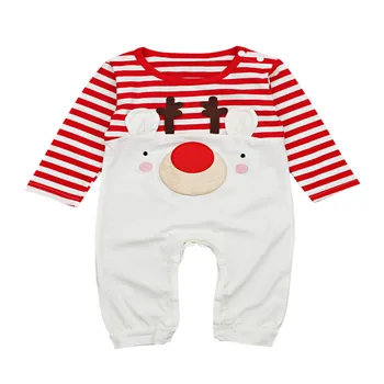 

0-24M Newborn Kids Baby Girl Boy Clothes Deer Romper Spring Winter New Hot Jumpsuit Playsuit Outfits Pajamas Homewear Nightwear