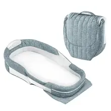 Детская безопасная изоляция кровать со звуком и подсветкой переносная люлька