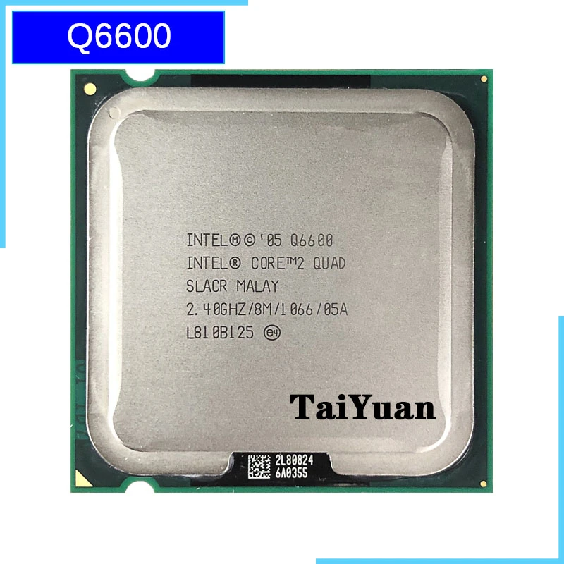 cpu processor Intel Core 2 Quad Q6600 2.4 GHz Quad-Core CPU Processor 8M 95W 1066 LGA 775 cpu core