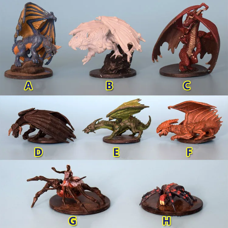 

Die casting Scale Models Dragon And Dungeon Nda Figure Of The Resin Series Board Game Model Diy Toys For The Children