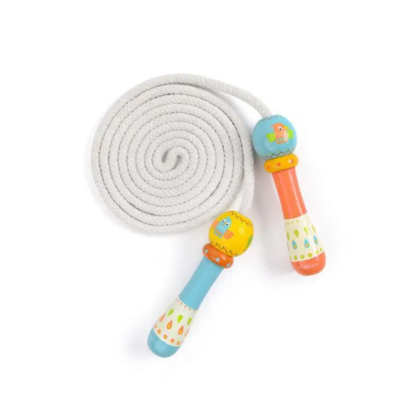 NEW Wooden Handle Jump Rope Exercise Workout Sports ...