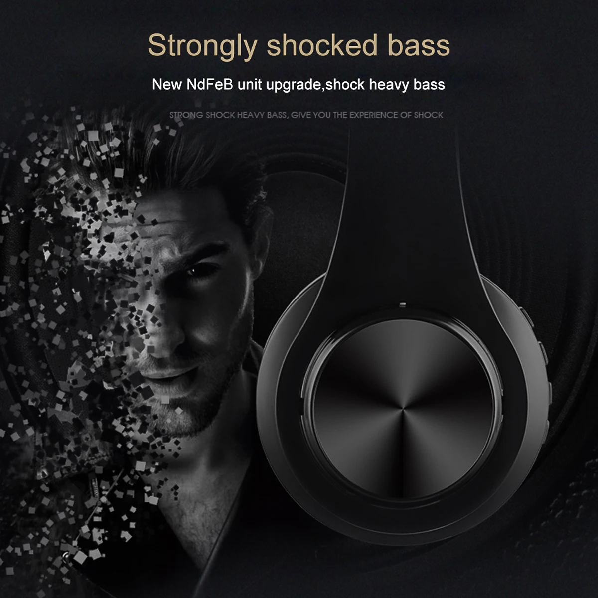 Foldable Bluetooth V4 2 Headset Stereo Noise Cancelling Wireless Headphones With Mic For iPhone Samsung Support TF Card Play