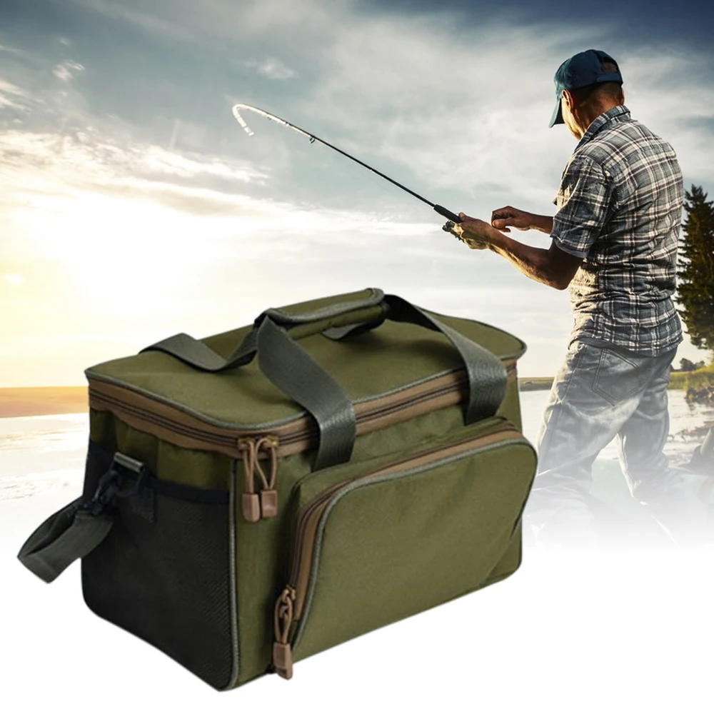 600D Lona Sacos de Pesca Pesca Bolsa De Ombro Bolsa de Lona