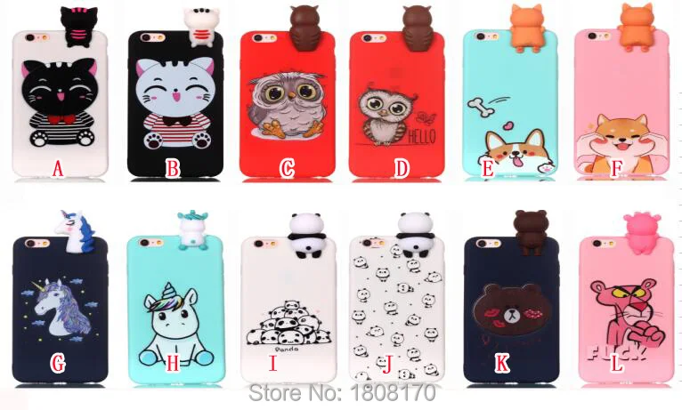 

C-Ku 3D Cartoon Animals TPU Soft Case For Samsung Galaxy S10 S10E A30 A50 M10 M20 A7 A9 2018 J4 J6 Plus Panda Skin Cover 1pcs