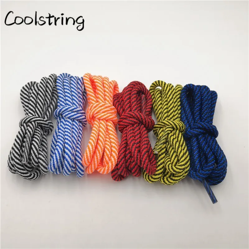 Coolstring New Polyester Promotional Shoelaces 2 Colors Mixed Outdoor Sports Shoestrings Skating Bootlaces White Red Black Laces