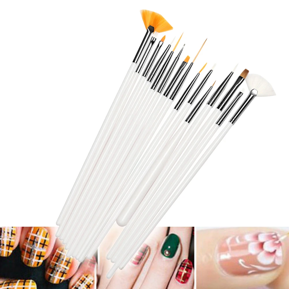 30PCS/set Nail Tools Nail Brush Dotting Painting Drawing Pen Nail Art