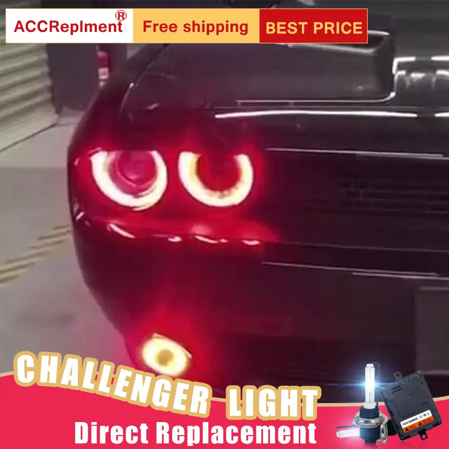 ^*Best Offers 2Pcs LED Headlights For Dodge Challenger 2008-2014 led car lights Angel eyes xenon HID KIT Fog lights LED Daytime Running Lights ^*Best Offers 2Pcs LED Headlights For Dodge Challenger 2008-2014 led car lights Angel eyes xenon HID KIT Fog lights LED Daytime Running Lights