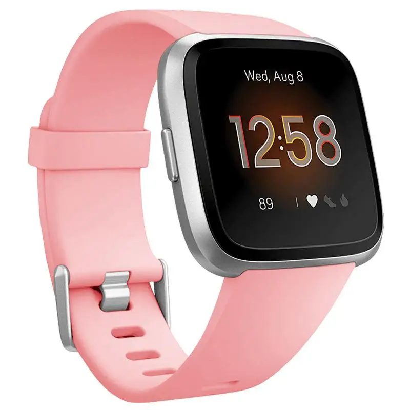 High Quality Soft Silicone Secure Adjustable Band For Fitbit Versa/Versa Lite Band Wristband Strap Bracelet Fit Bit Watch Straps High Quality Soft Silicone Secure Adjustable Band For Fitbit Versa/Versa Lite Band Wristband Strap Bracelet Fit Bit Watch Straps
