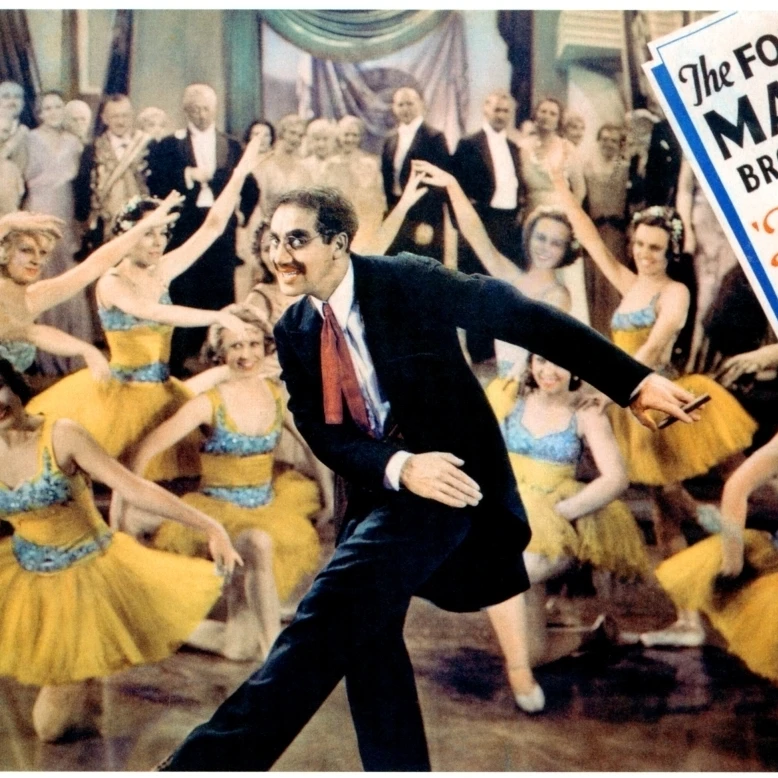 Утка суп Groucho Marx 1933 фильм плакат Masterprint (14x11) | Дом и сад