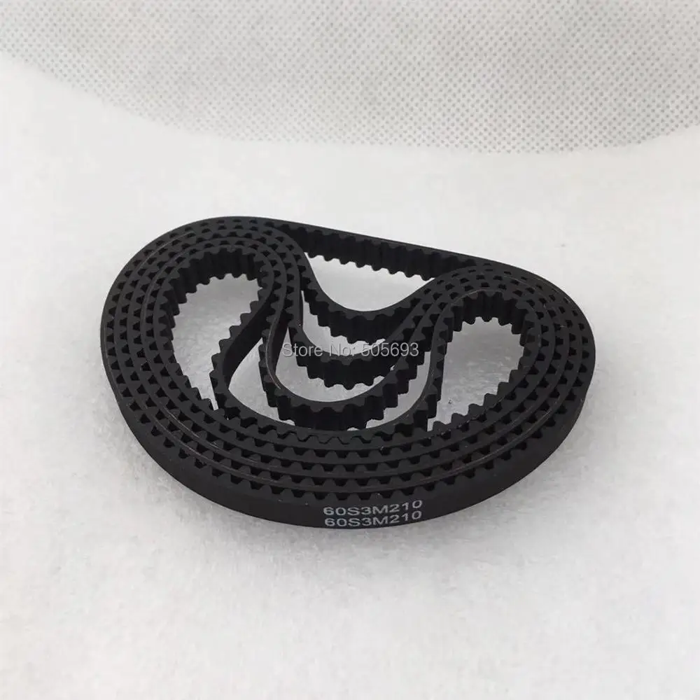 S3M round belt with 210mm length timing belt width 6mm sell 10pcs on one packin Transmission