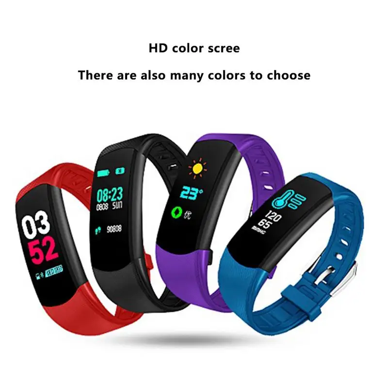 

Fashionable New Smart Bluetooth Bracelet Heart Rate Blood Pressure Blood Oxygen Sleep Monitoring Air Quality Weather Forecast