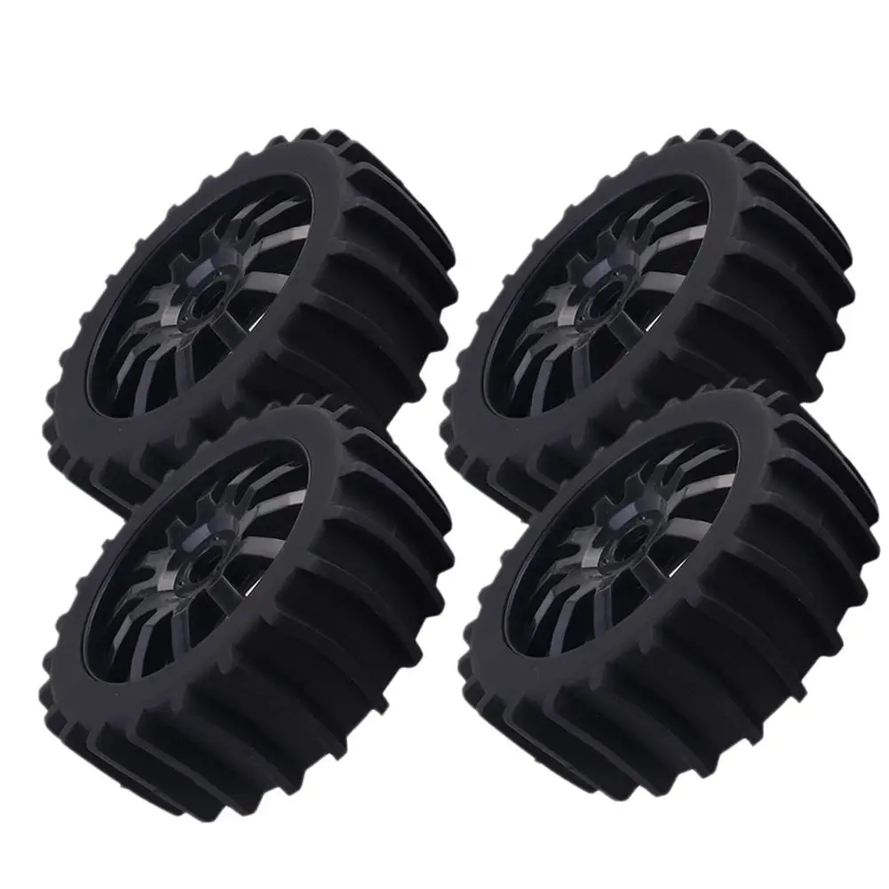 

2019 NEW 4pcs 1/8 RC Off Road Buggy Snow Sand Paddle Tires Tyre Wheel for HSP HPI Baja
