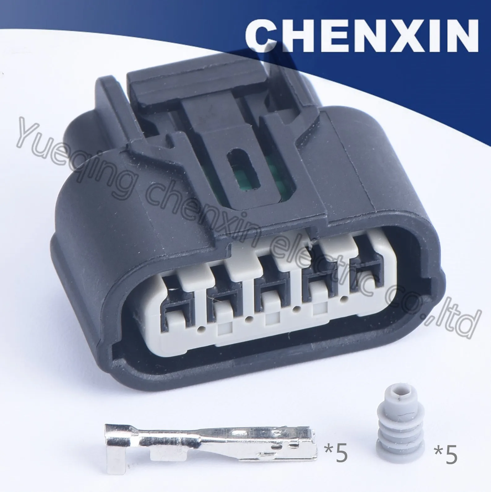 Black 5 pin Sealed waterproof Plastic shell for automobile wires (1.0)female 6189-6909 oxygen sensor auto connector Black 5 pin Sealed waterproof Plastic shell for automobile wires (1.0)female 6189-6909 oxygen sensor auto connector
