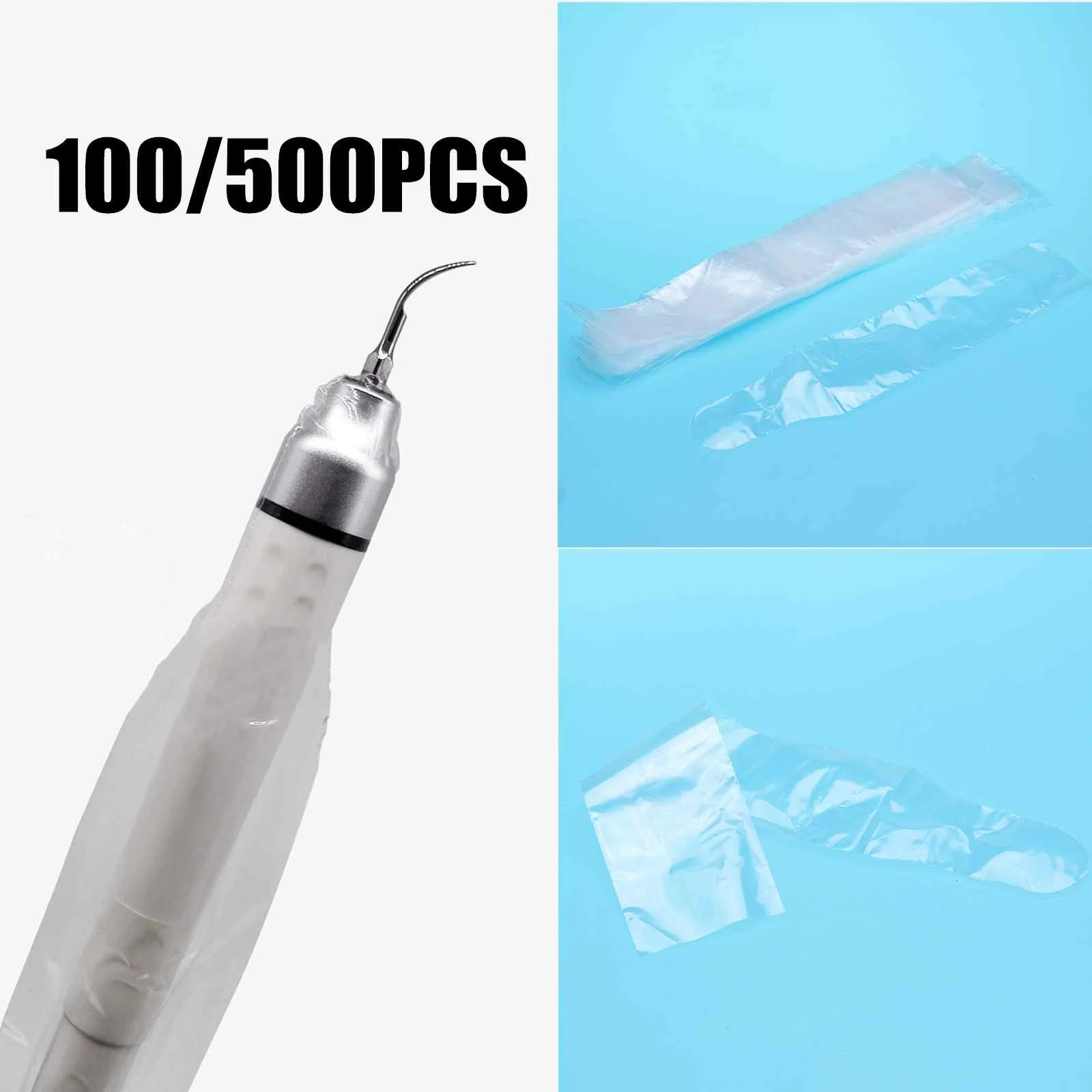 500Pcs (5 Bags) NEW Disposable Plastic Dental Scaler Handpiece