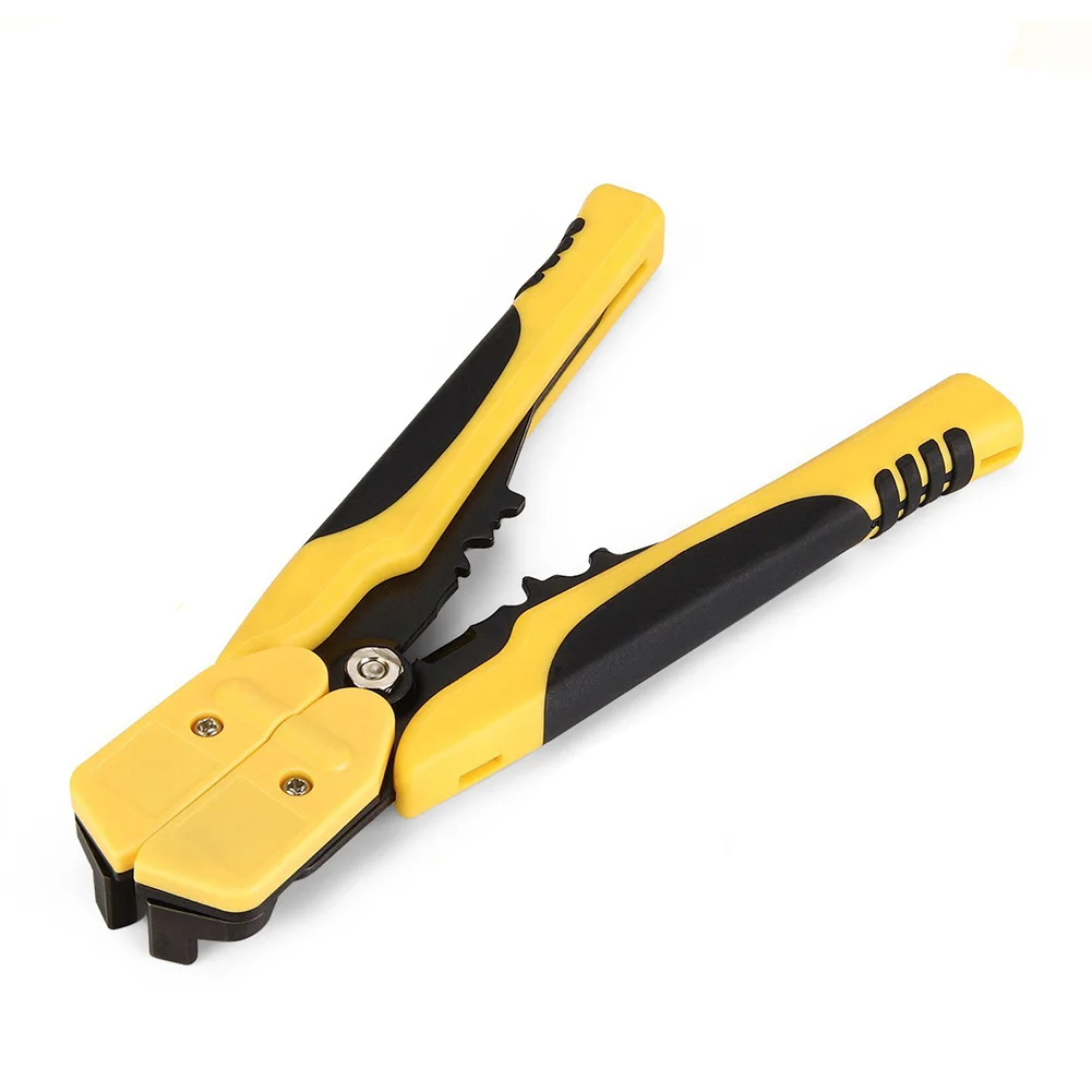 

Crimper Cable Cutter Automatic Wire Stripper Multifunctional Stripping Tools Terminal 0.2-6.0mm yellow color Crimping Pliers