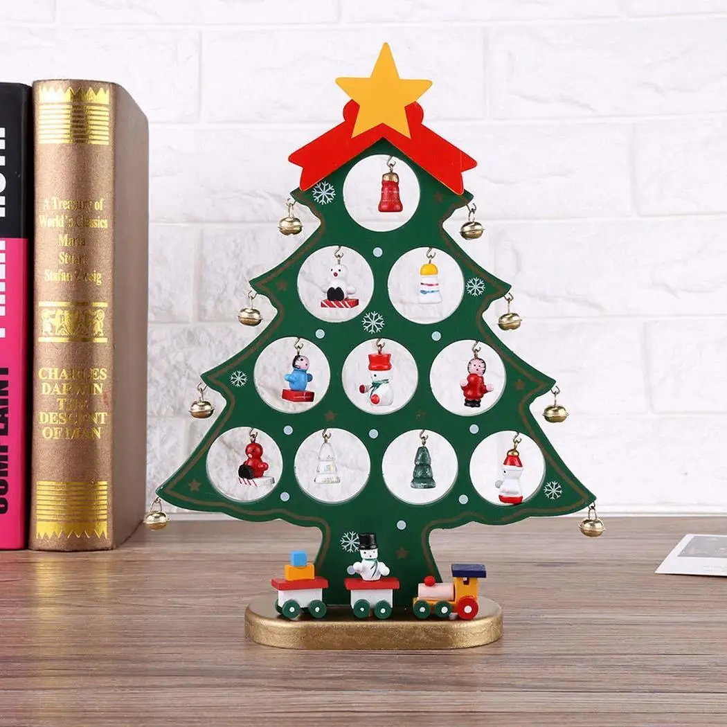 New Decorative Green Ornaments Birthday Red White Party Home Tree for Gift Celebration Cartoon Christmas Wedding | Дом и сад