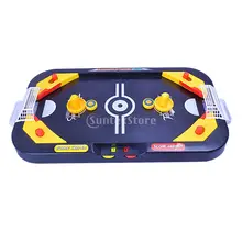 2 в 1 Настольная шайба битва дети играть воздушный Хоккей настольная игра интерактивная игрушка подарок