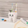 Storage Holder Brush Rack Cartoon Teeth Shape Bathroom Suppies 4 Holes Shaving Toothbrush Holder Stand ► Photo 2/6