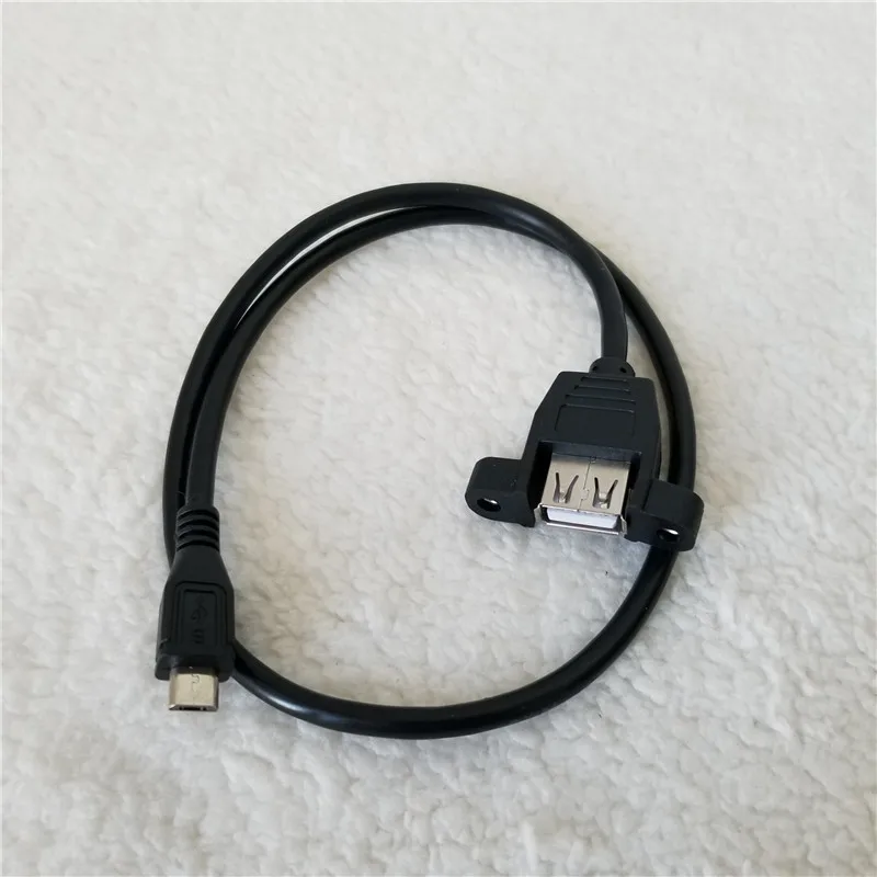USB Micro 5Pin к Type A монтажный кабель с разъемом Папа мама для расширения данных можно