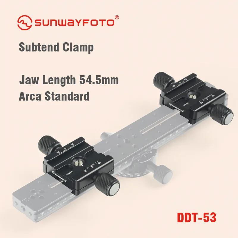 Зажим для штатива SUNWAYFOTO DDT 53 быстросъемный зажим DSLR|Моноподы| |
