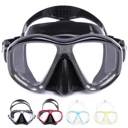 Анти-туман МОРСКИЕ Маска очки-маска для ныряния для плавания дайвинга Сноркелинга стеклянное снаряжение закаленное Стекло подводное