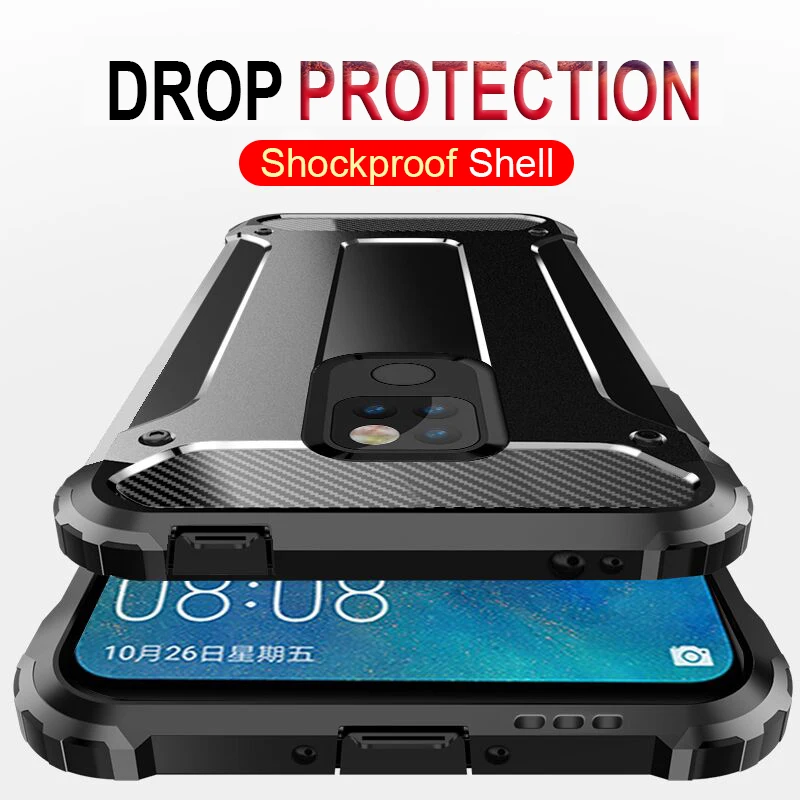 

MAODI Luxury Armor Case For Huawei Honor 10 9 8x Max Phone Case For Huawei P20 Mate 20 Lite On The Shockproof Back Case
