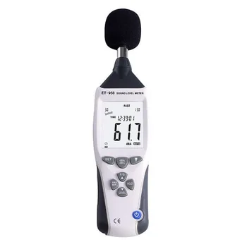 

ET-958 Professional Sound Level Meter with Data Logger Noise dB Decibel Tester with USB Interface & Auto LCD Backlight