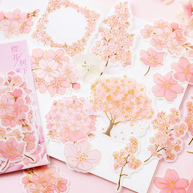 Kawaii Cherry Pink Stickers  5