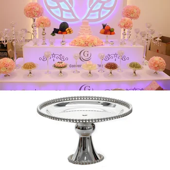 

Iron Cake Display Stand Gold Silver Wedding Birthday Supplies Fruit Cupcake Stand Holder Iron Dessert Stand Set Party Supplies
