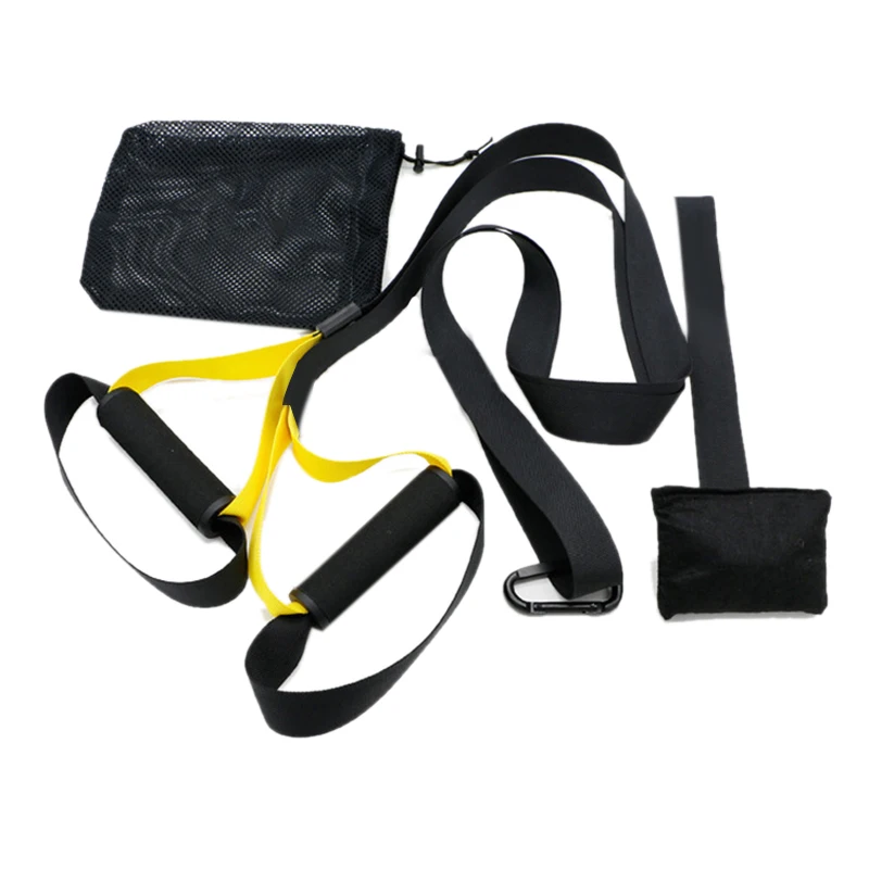 Resistance Bands Fitness Hanging Belt Training Gym Workout Suspension