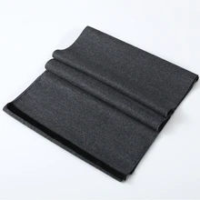 Зимние мягкие кашемировые шарфы, мужские одноцветные шелковые шерстяные шарфы и шали из фуляра, роскошный весенний Гладкий мужской шарф из модала