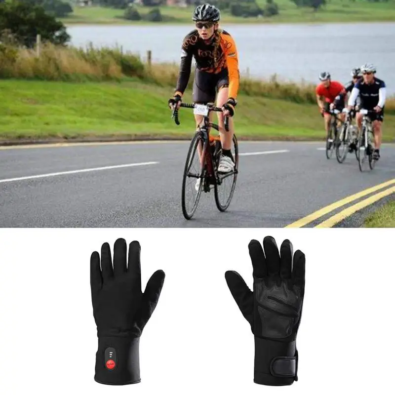 

2018 New Unisex Touchscreen Antiskid Rechargeable Electric Battery Heated Gloves For Mountaineering Riding Skiing
