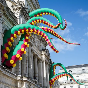 

Giant inflatable octopus tentacles inflatable inkfish feet for party decoration free shipping