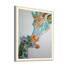 Фото на заказ! 5D Жираф Алмазная картина со стразами приклеиваемая вышивка живопись алмаз особенной формы вышивка крестиком Hom