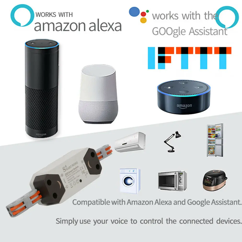 Hot 2019 Convenient Smart Home WiFi Wireless Switch Module For IOS Android APP Ctrl | Безопасность и защита