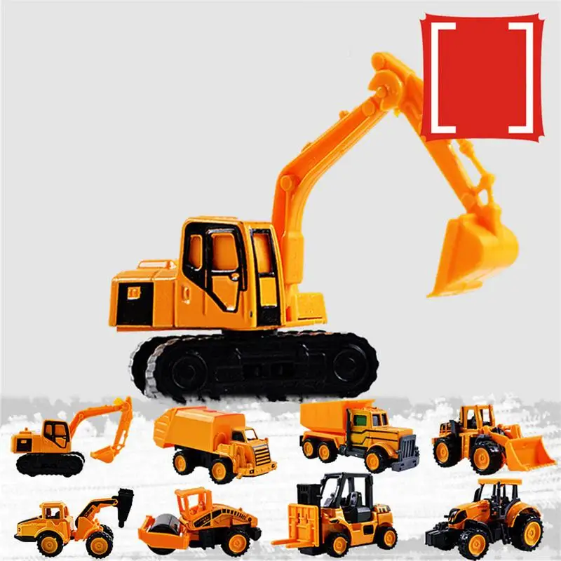 

Mini Alloy Engineering Car Tractor Toy Dump Truck Model Classic Toy Cars For Children Set Alloy Engineering Vehicle Excavator